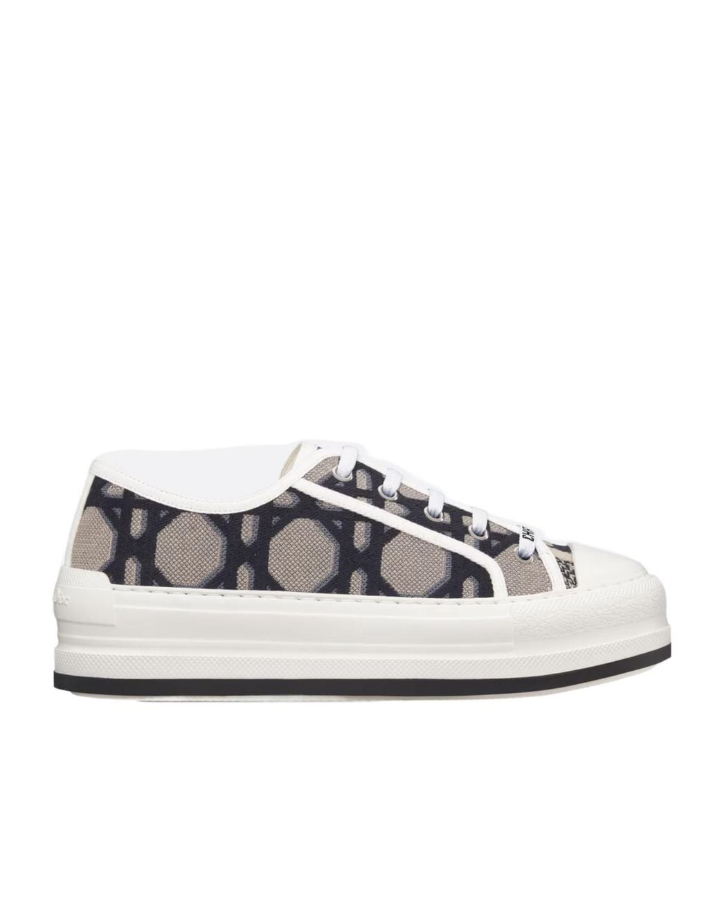Dior White Walk'N' Platform Sneaker