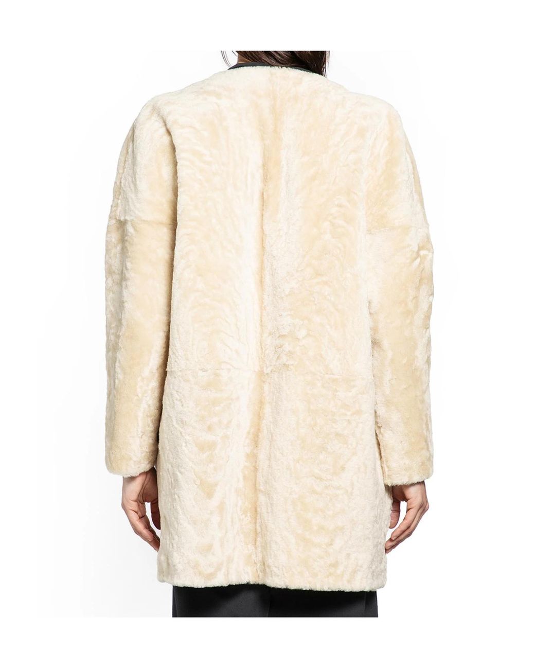 The Row Natural Long Sleeve Coat