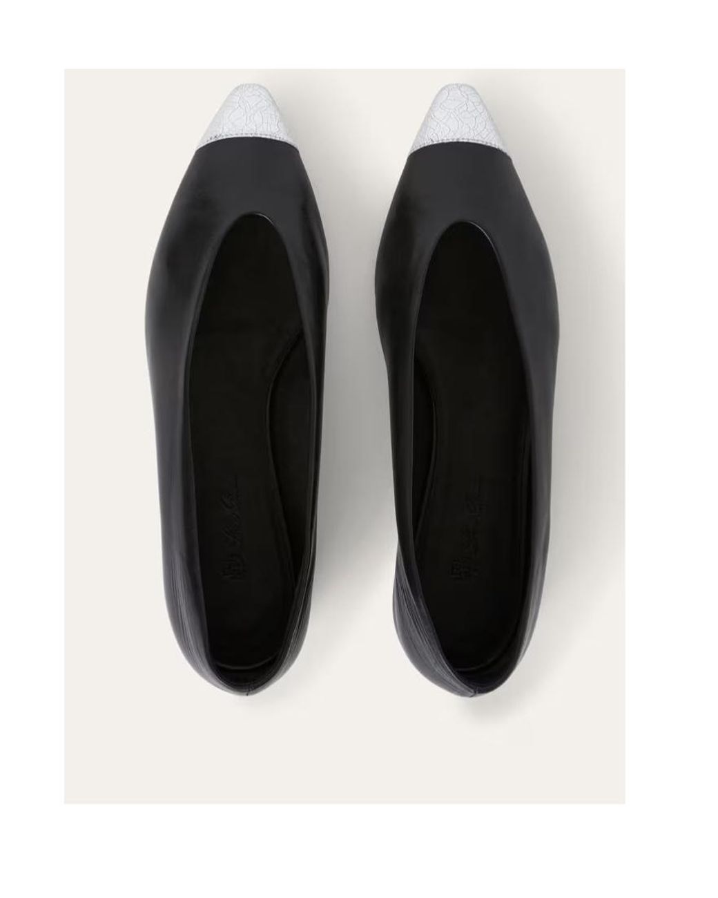 Loro Piana Black Rebecca Stitched Ballet Shoes