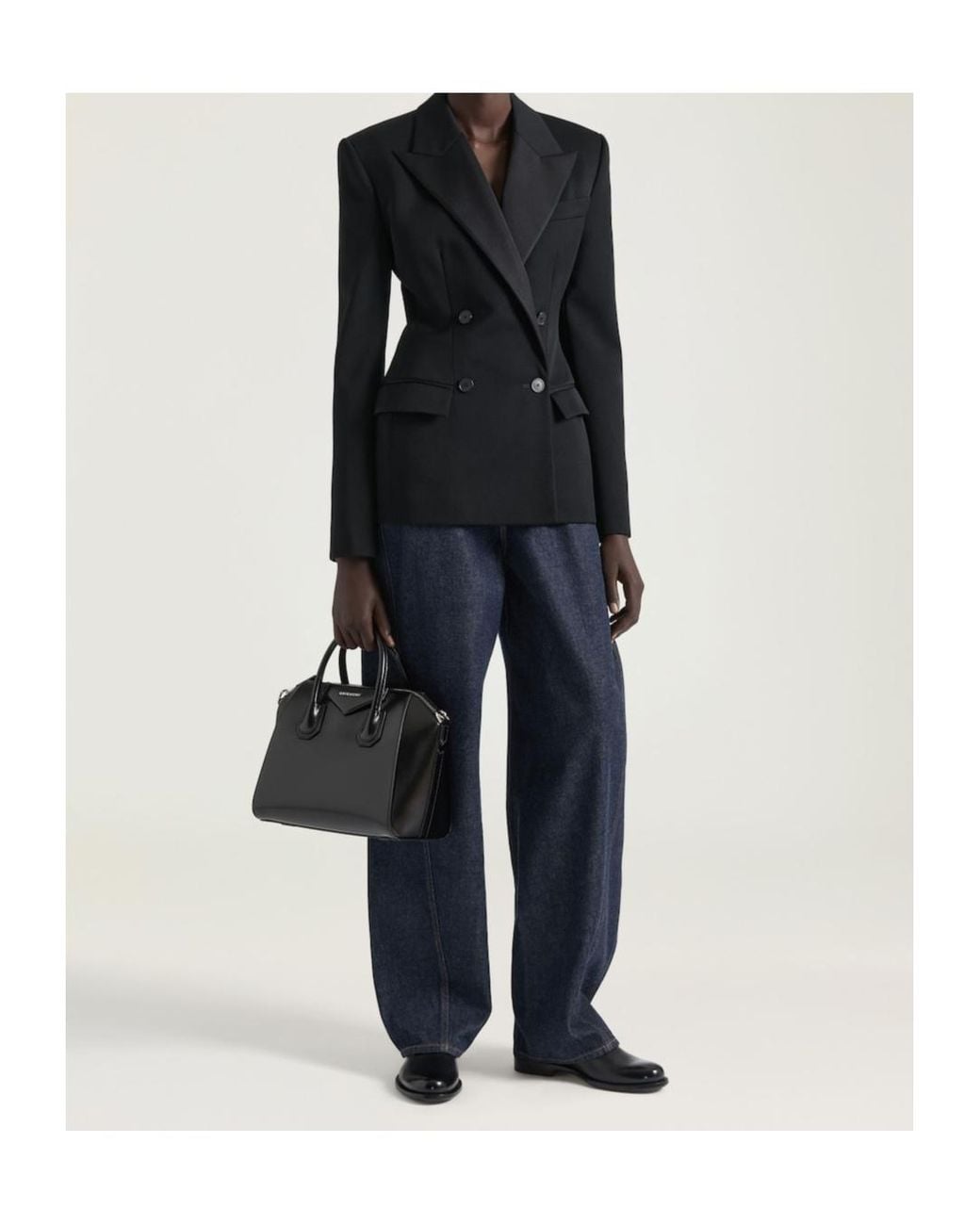 Givenchy Black Double-Breasted Jacket