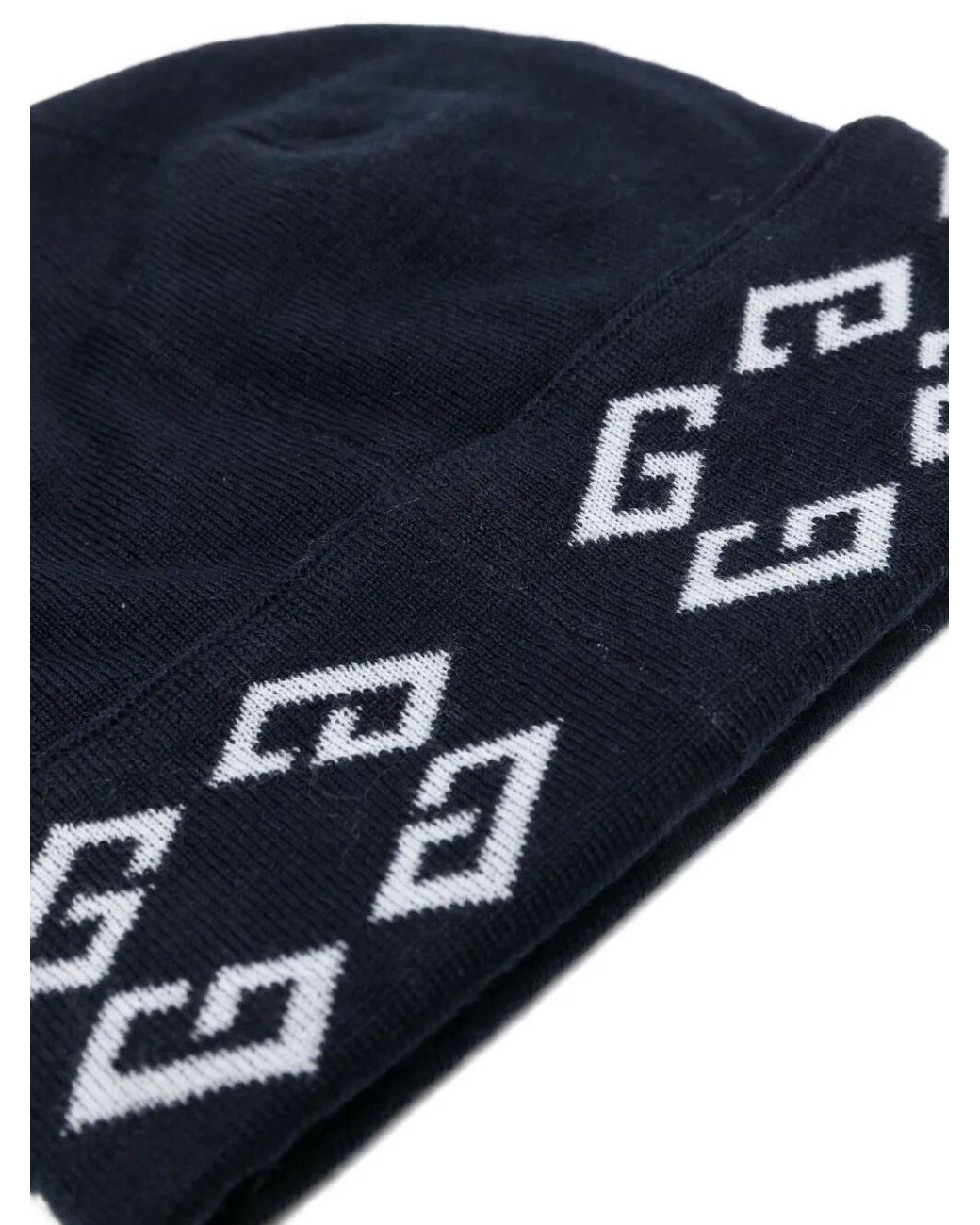 Givenchy Blue Cuffed Hat for men