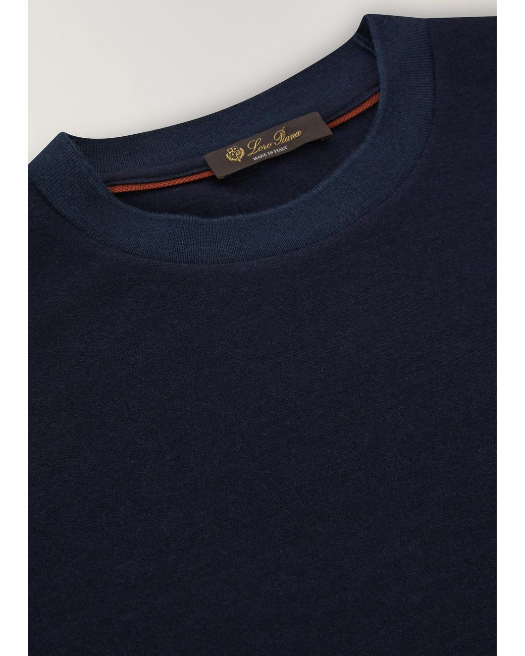 Loro Piana Blue Short-Sleeve T-Shirt for men