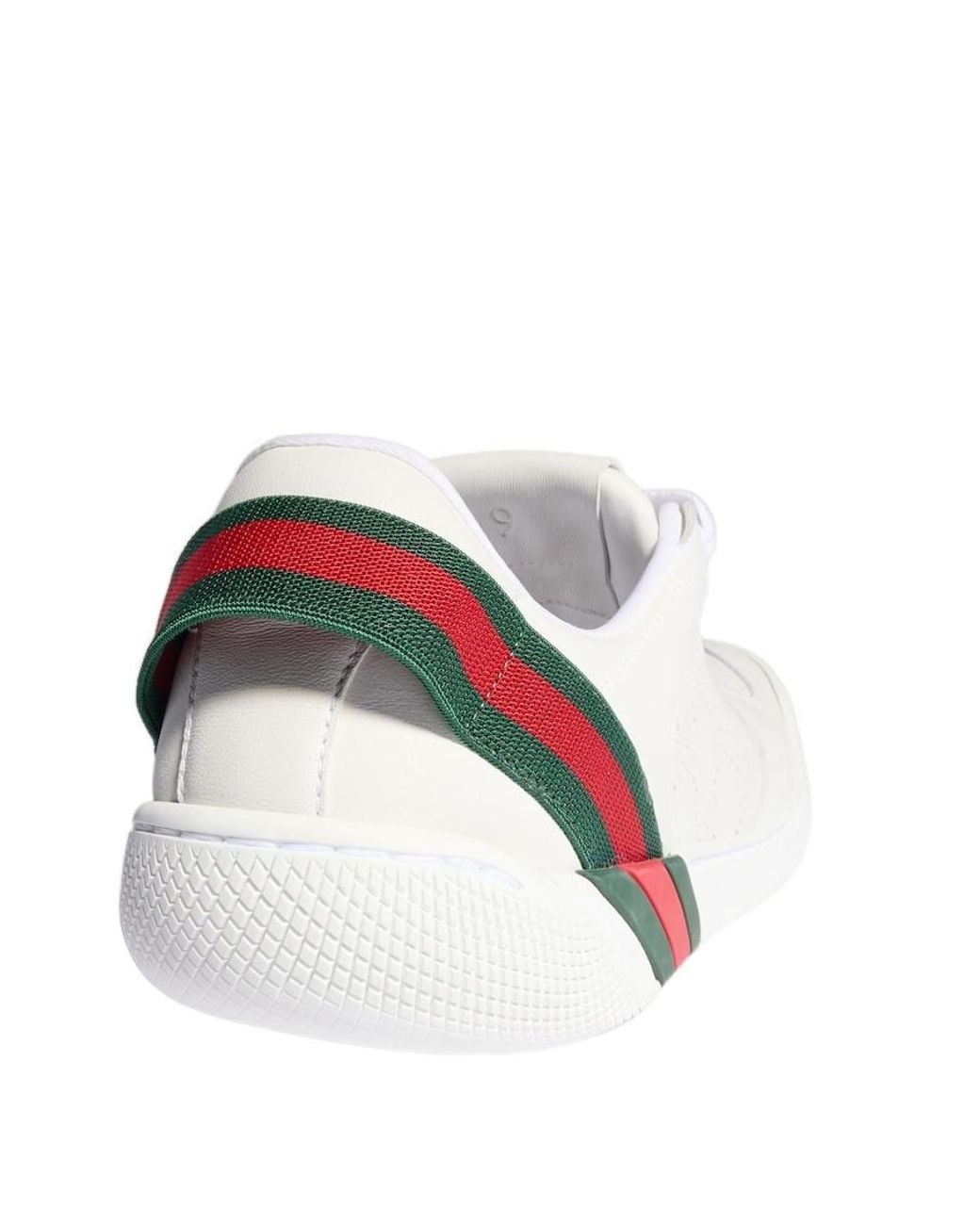 Gucci White Screener Sneakers for men