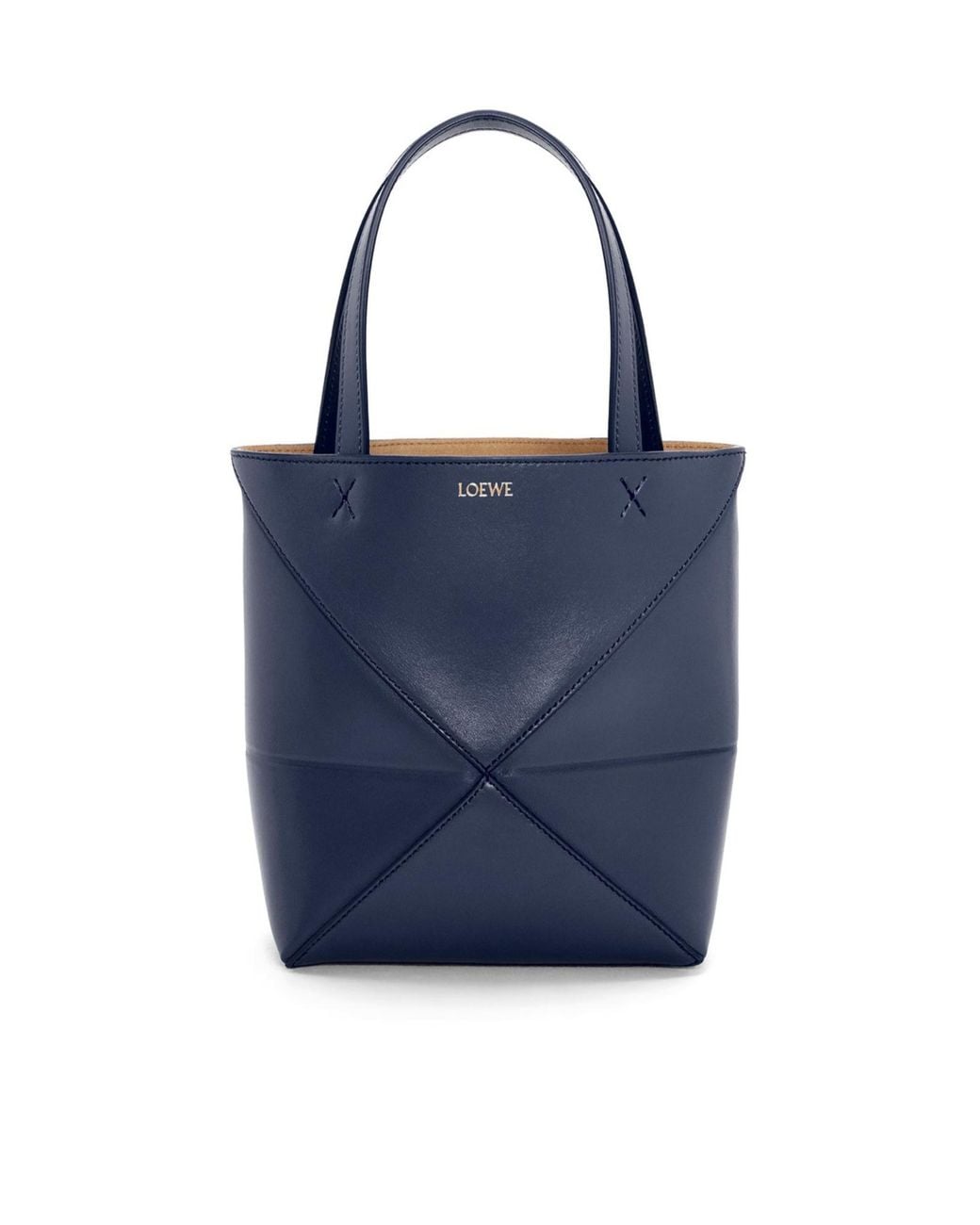 Loewe Blue Mini Puzzle Fold Tote Bag