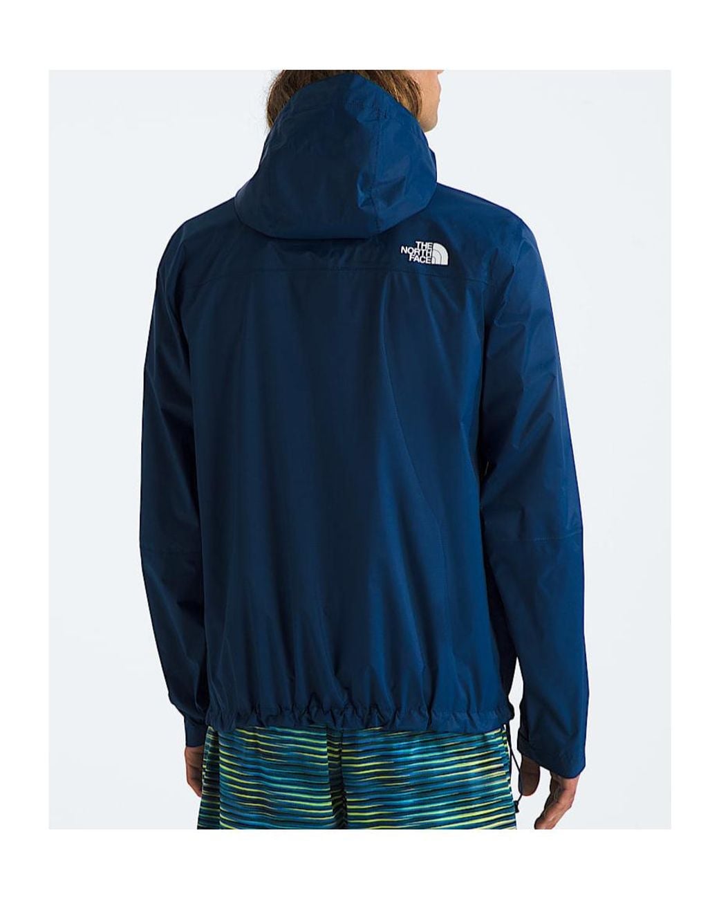 The North Face Blue Logo-Print Hooded Jacket for men
