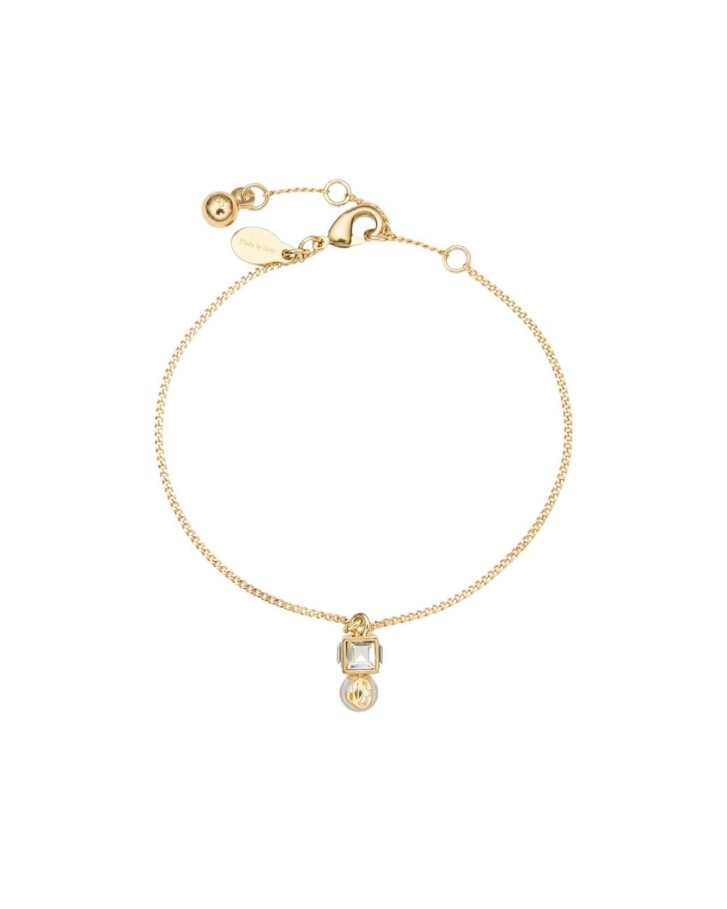 Jimmy Choo Metallic Cube Bracelet