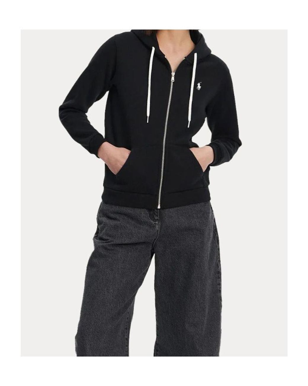 Polo Ralph Lauren Blue Full-Zip Drawstring Hoodie