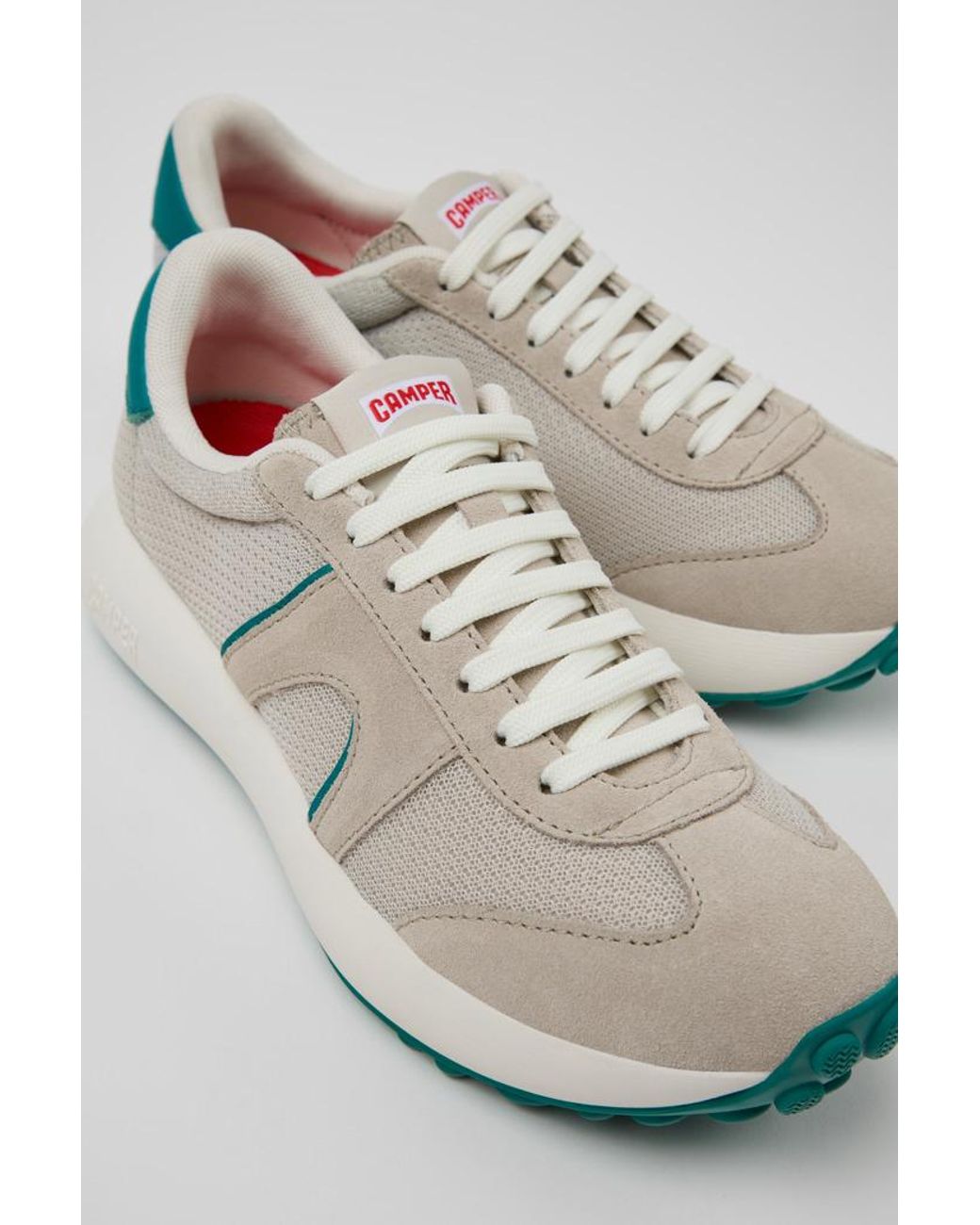 Camper Gray Suede Sneakers