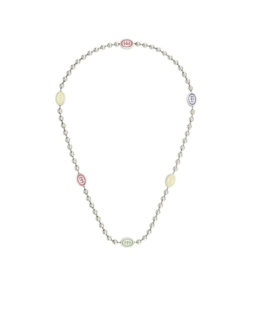 Gucci Metallic Chain Necklace