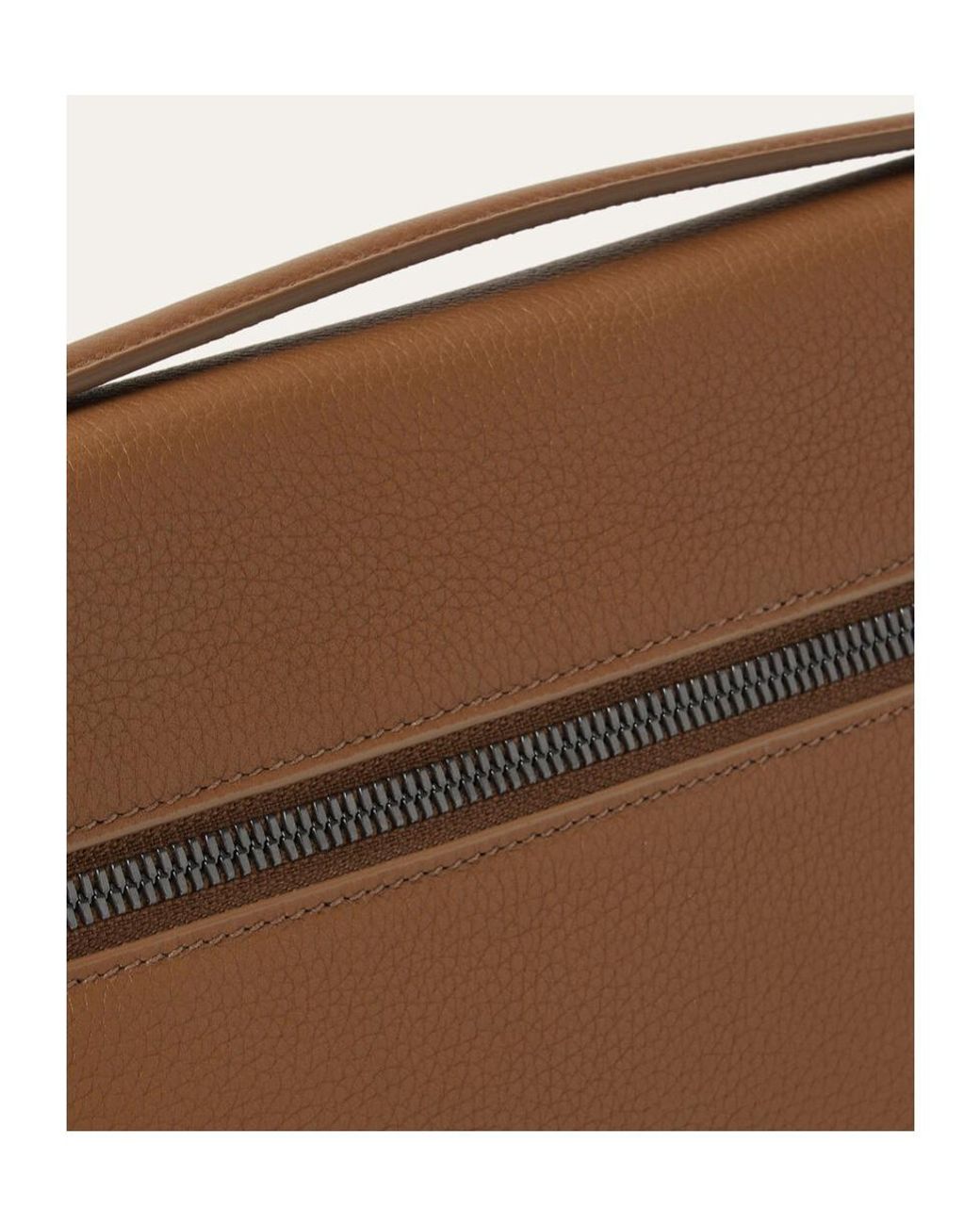 Loro Piana Brown Extra Pouch L29 for men