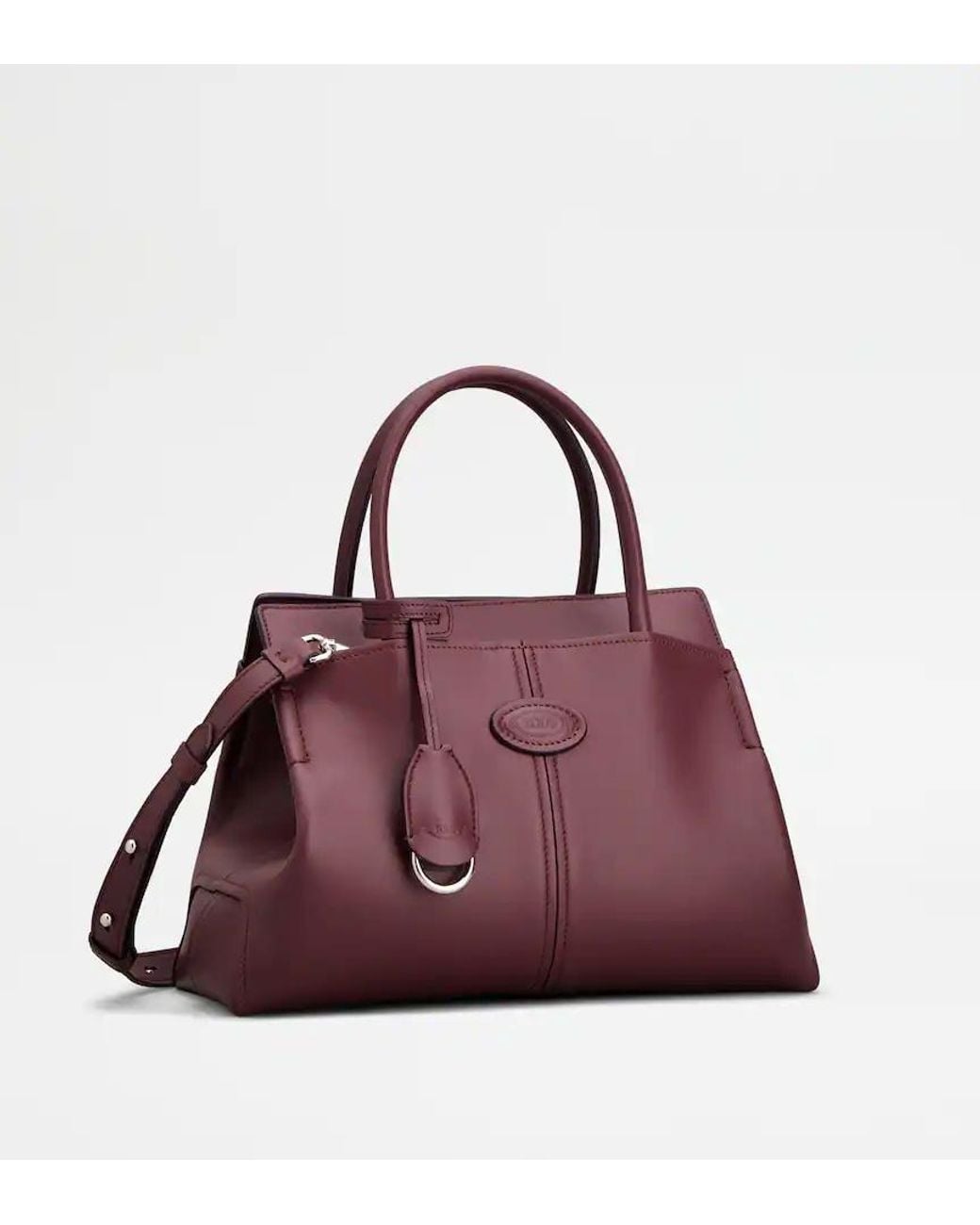 Tod's Purple Shopping Bag
