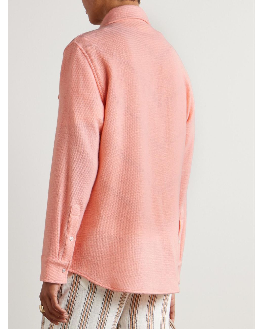 God's True Cashmere Pink Casual Shirt