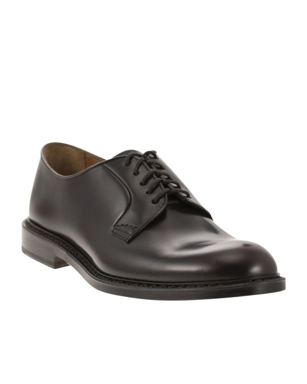 Doucal's Multicolor Almond Toe Lace-Up Derby Shoes for men