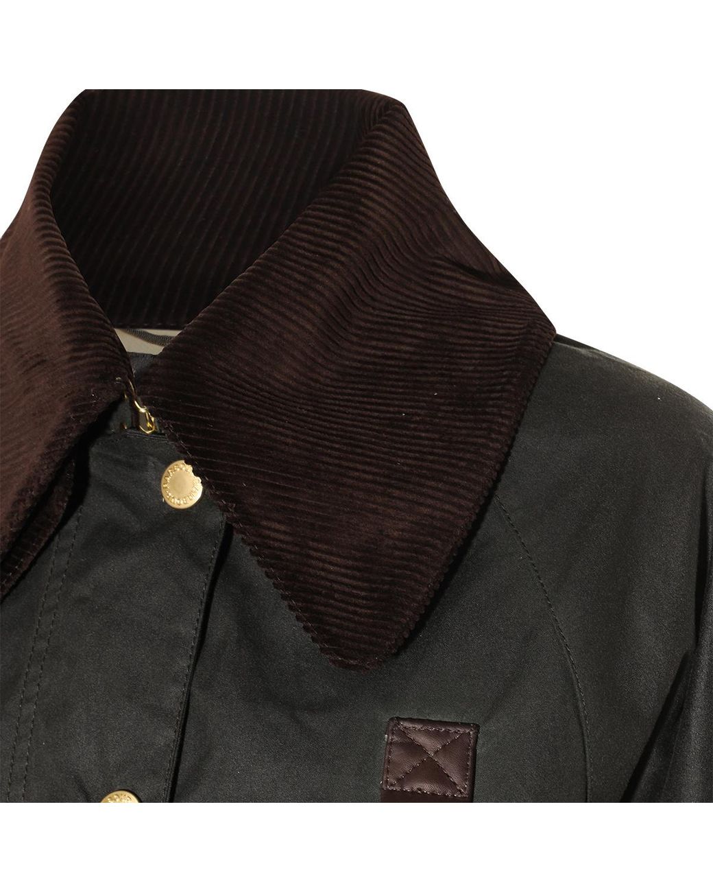 Barbour Black Catton Wax-Coated Jacket