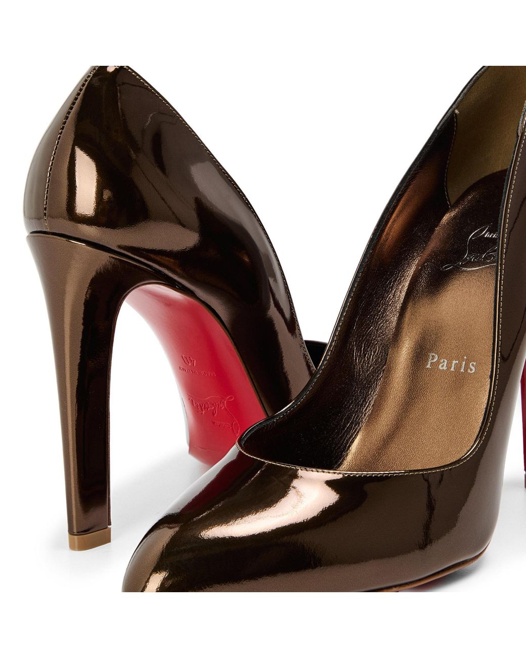 Christian Louboutin Brown Stylish And Versatile High Heels