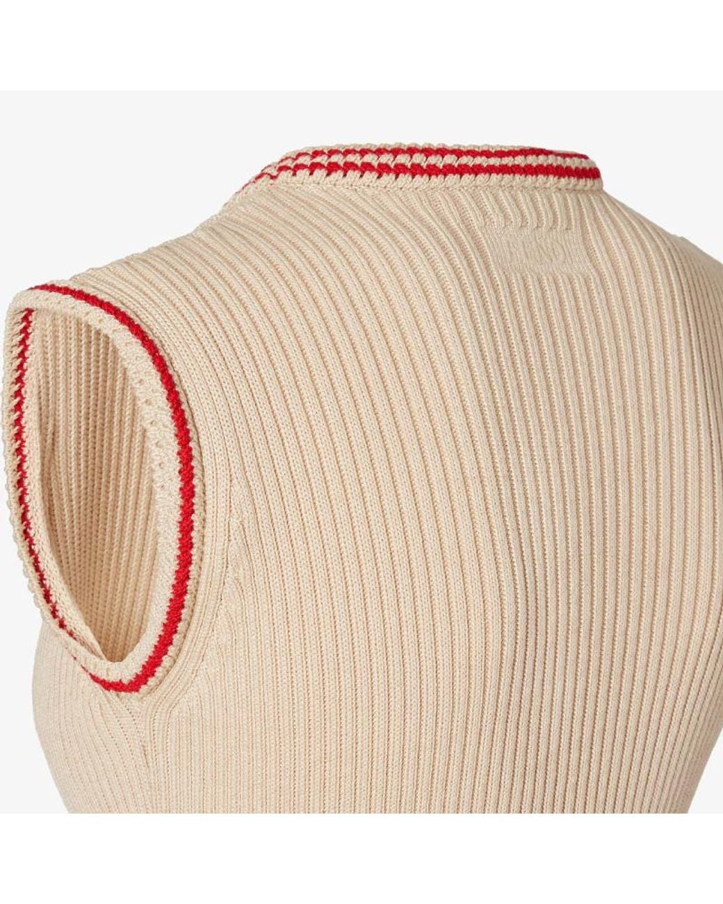 Fendi Natural Crocheted Dress