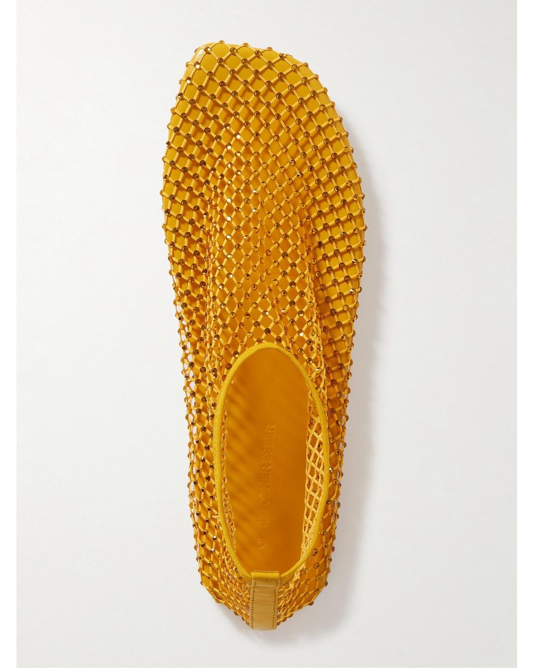 Christopher Esber Yellow Ballet Flats