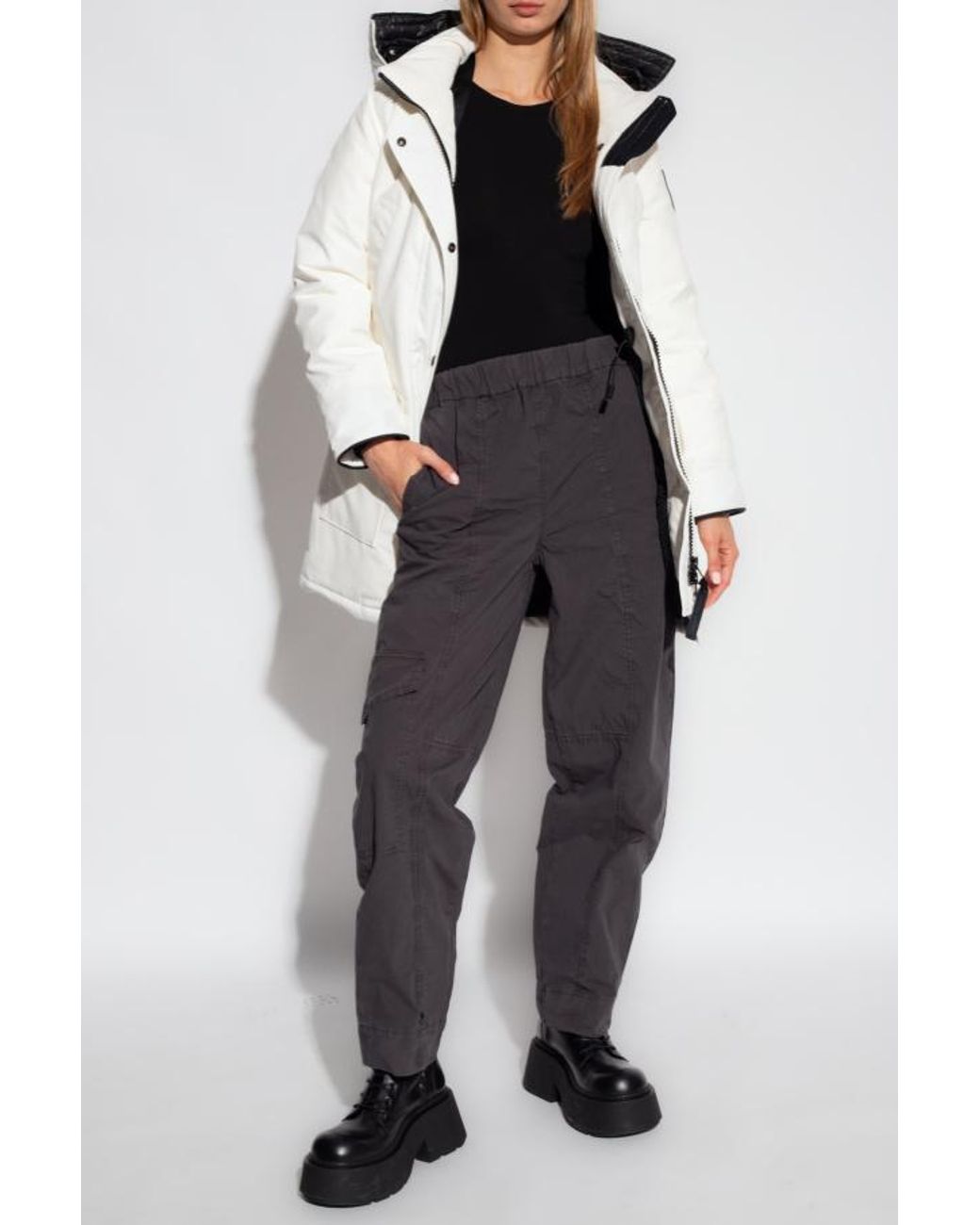 Canada Goose White Paradigm Trillium Parka