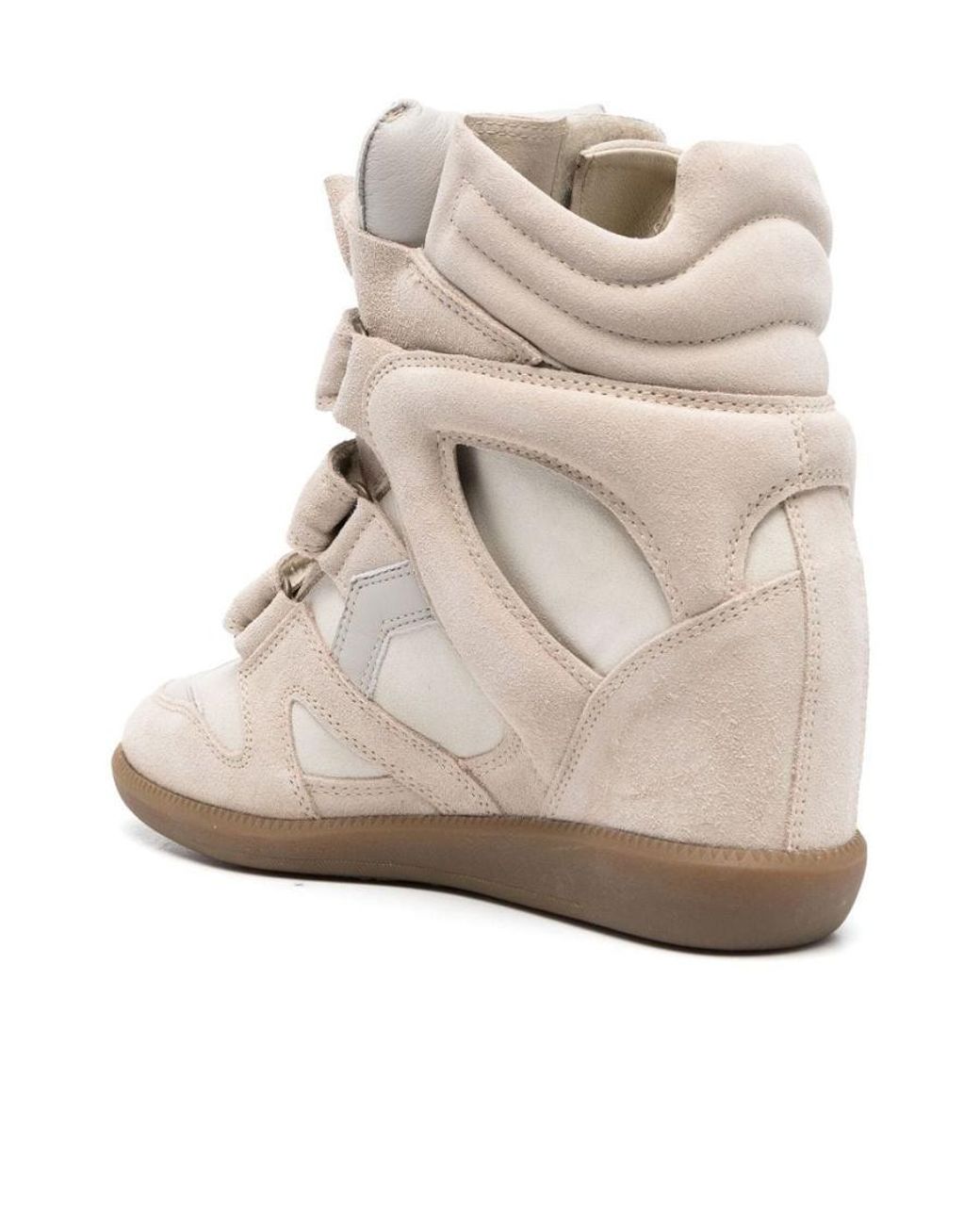 Isabel Marant Natural 80mm Bekett Touch-strap Sneakers