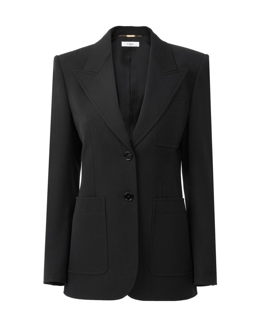 Chloé Black Chloé Single-Breasted Blazer