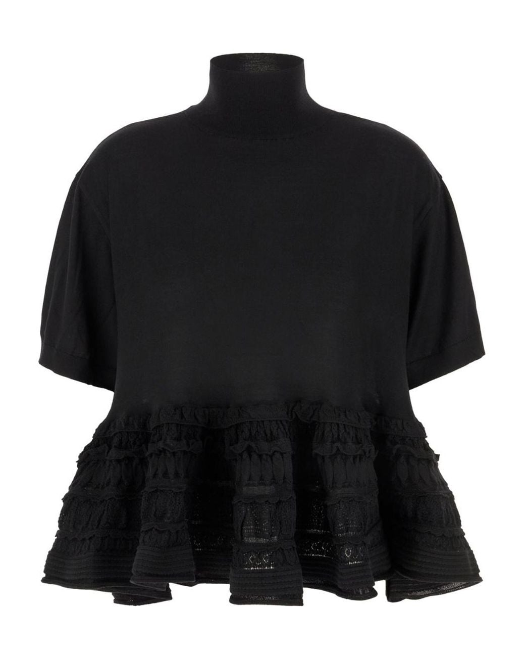 Alaïa Black Alaïa Crinoline Top