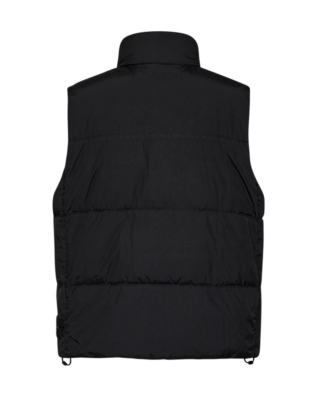 Stone Island Black Quilted Padded Gilet for men