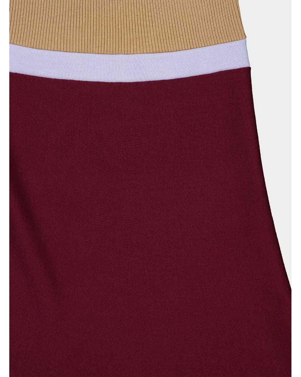Gabriela Hearst Red Flaminius Ribbed-Knit Sleeveless Midi Dress