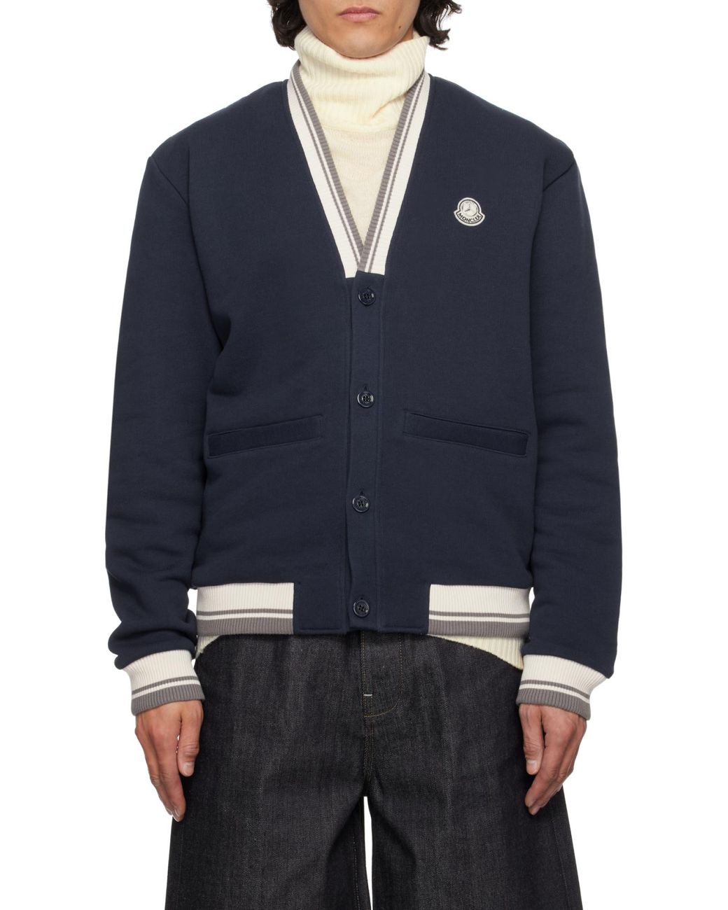 Moncler Blue X Mercedes-Benz By Nigo Padded Cotton Sweatshirt for men