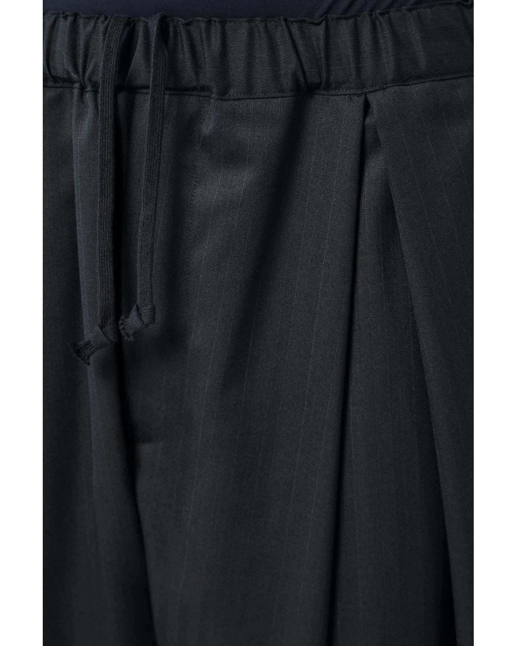 Comme des Garçons Gray Casual Pants With An Elastic Waistband
