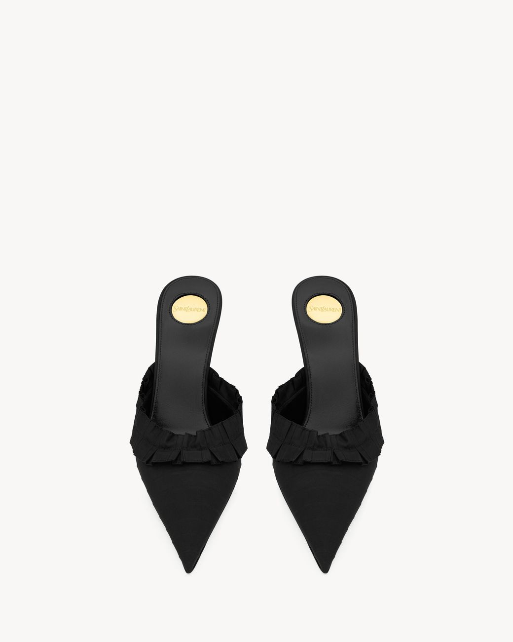 Saint Laurent Black Madeleine High Heel Sandals
