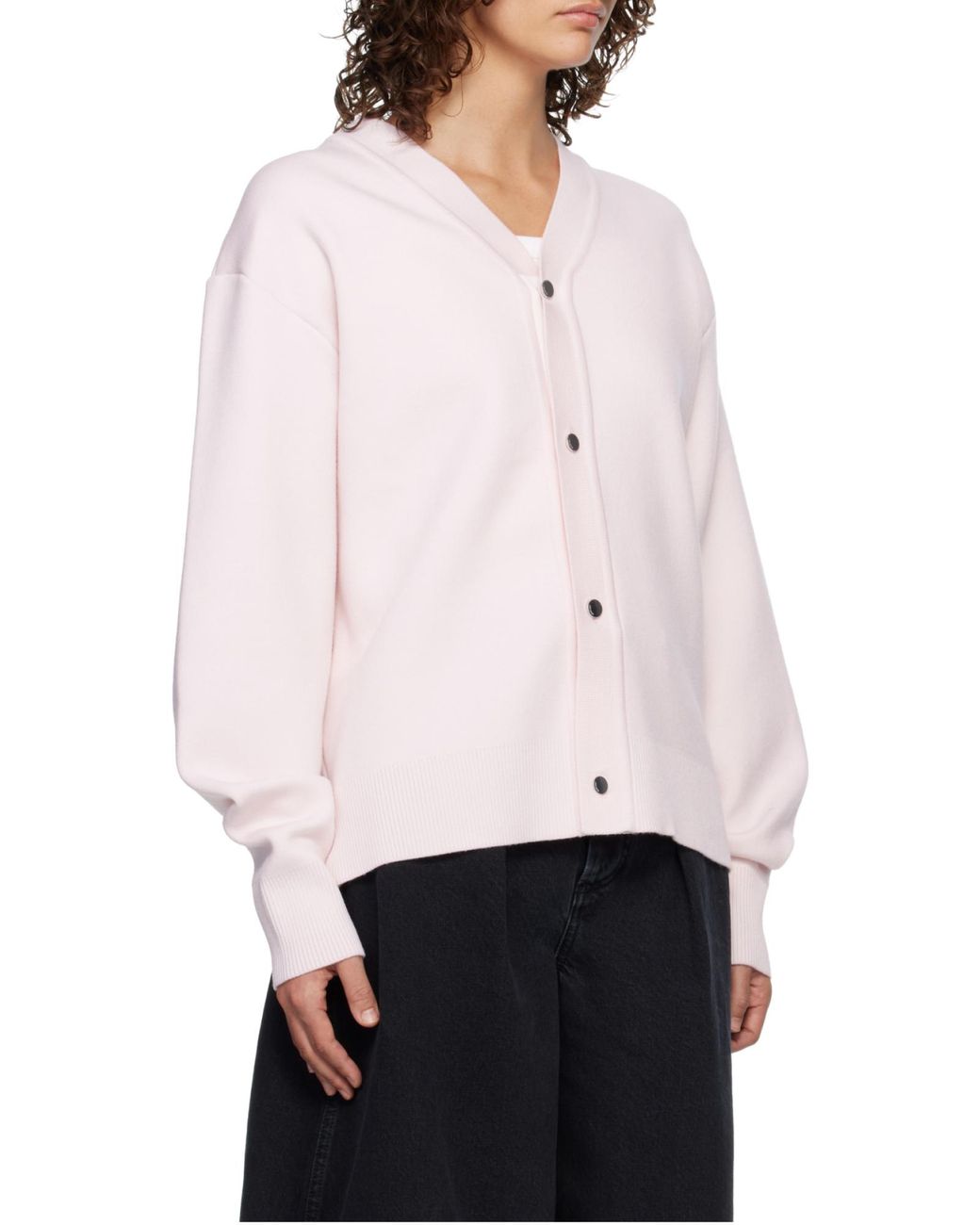 Jacquemus Pink The Doppio Button-Up Cardigan for men