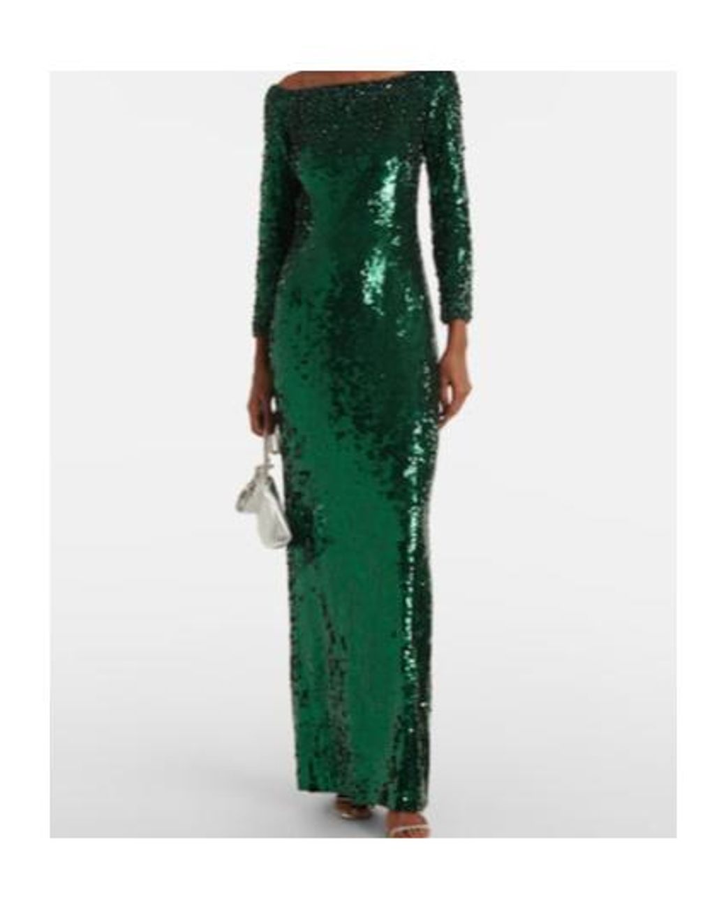 Jenny Packham Green Ballroom Blitz Sequined Gown
