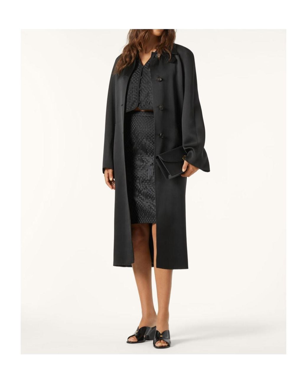 Loro Piana Black Blevio Skirt