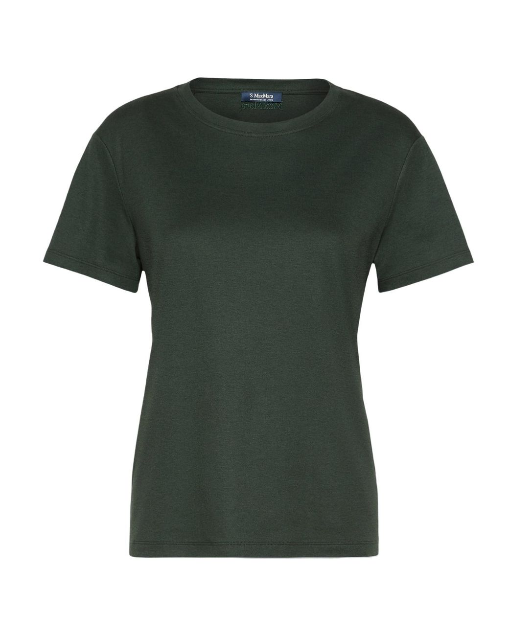 Max Mara Green Smmsegale Crewneck Jersey T-Shirt