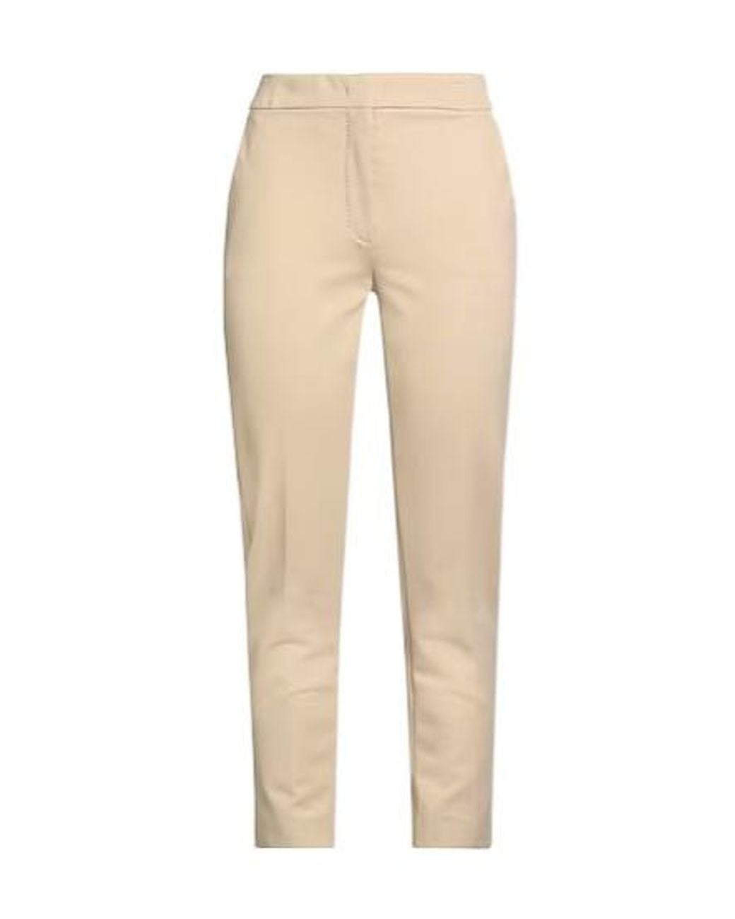 Max Mara Natural High-Waisted Slim-Fit Casual Pants