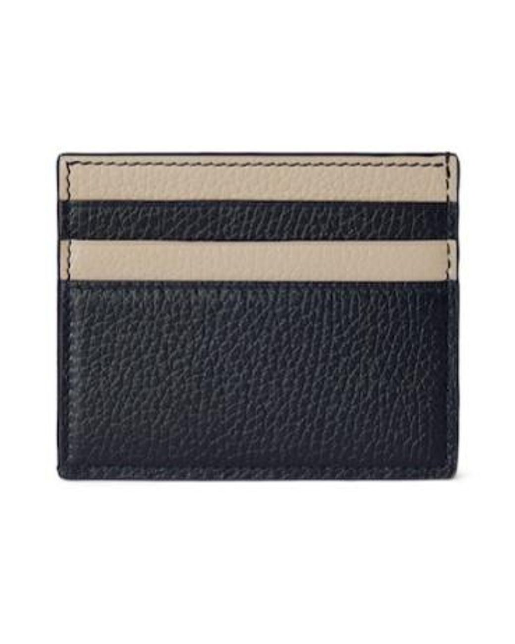 Gucci Blue Two-Color Card Holder for men