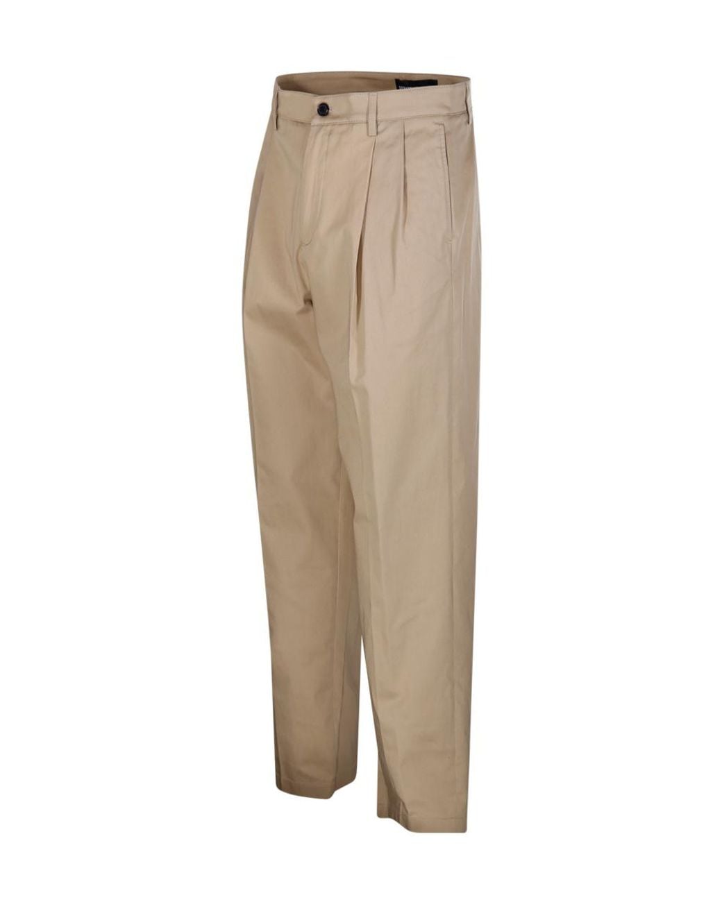 Department 5 Natural Pleated Chino Pants for men