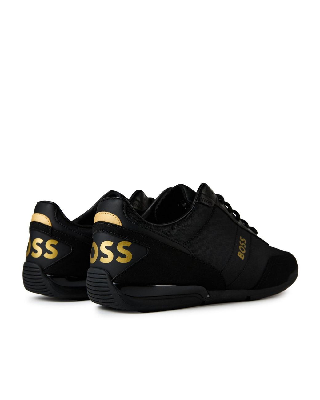 Boss Black Lowtop Laceup Trainer for men