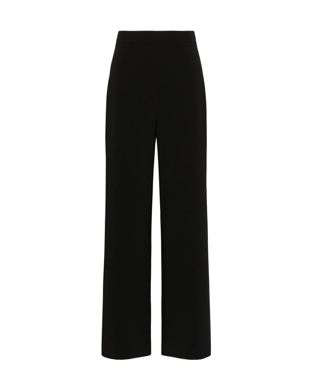 Max Mara Black Wide-Leg Tailored Trousers