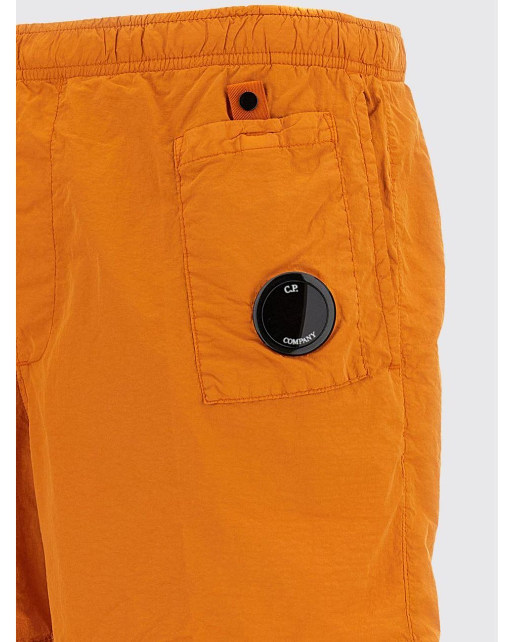 C P Company Orange Lens Detail Swim Shorts for men