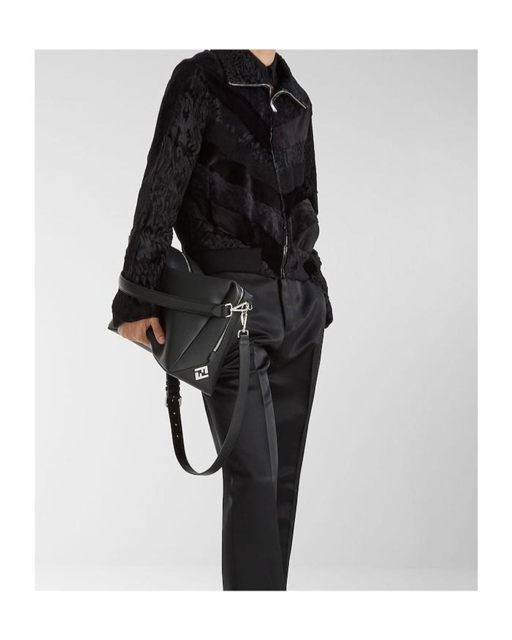 Fendi Black Lui Large Shouler Bag for men