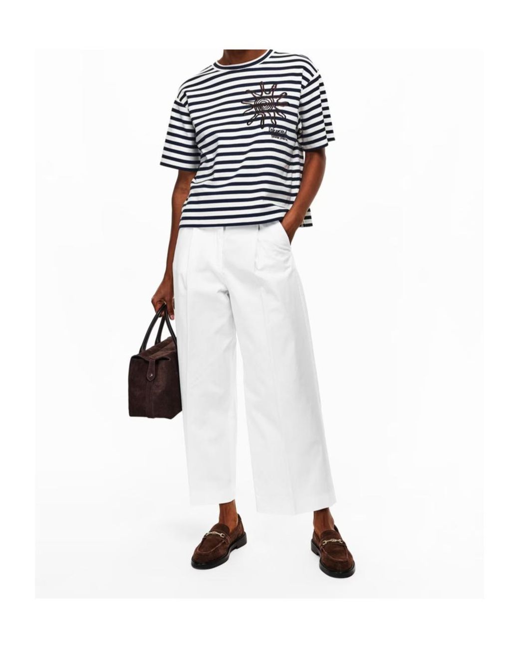 Weekend by Maxmara White Wide Leg Casual Pants