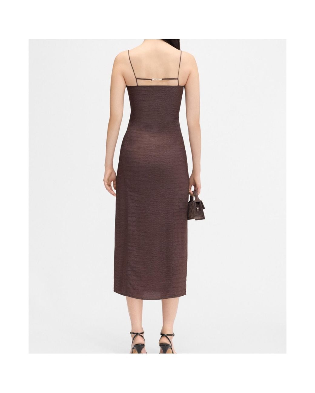 Jacquemus Brown Sling Dress