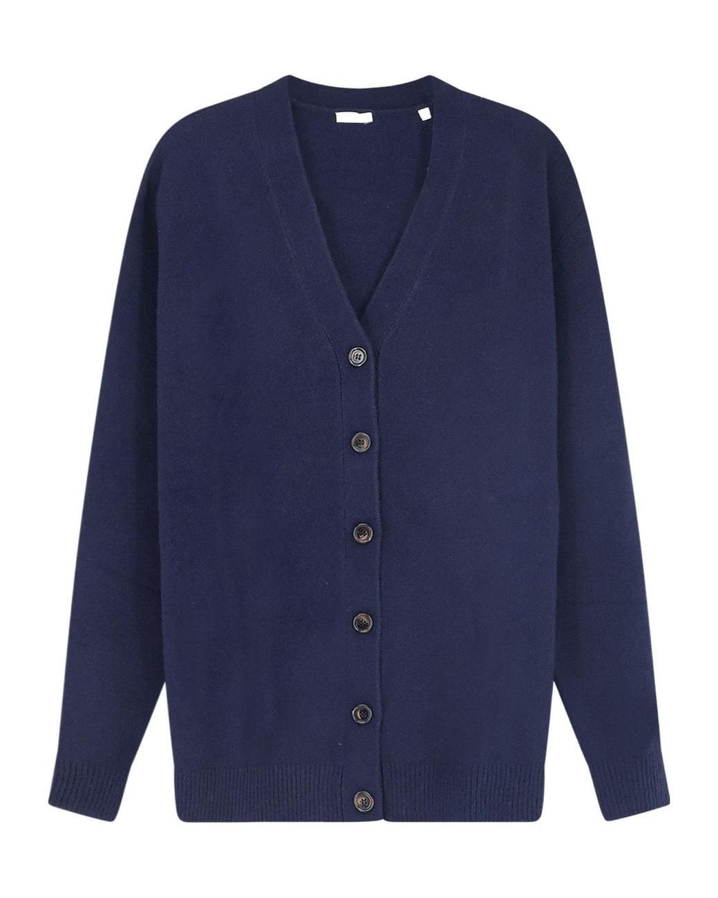Aspesi Blue V-Neck Buttoned Cardigan