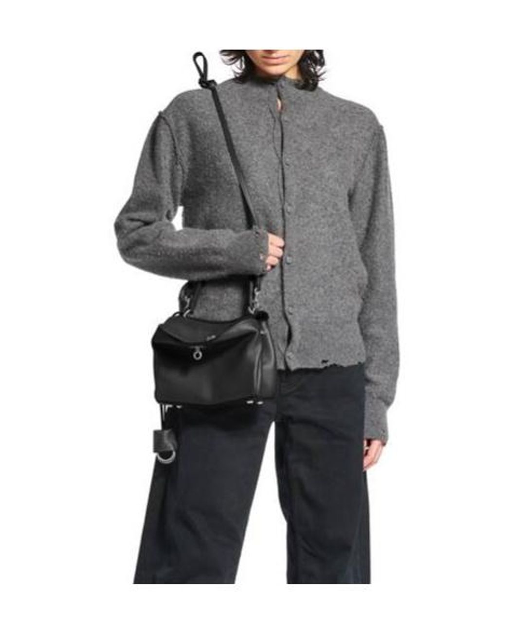 Balenciaga Black Rodeo Top Handle Handbag