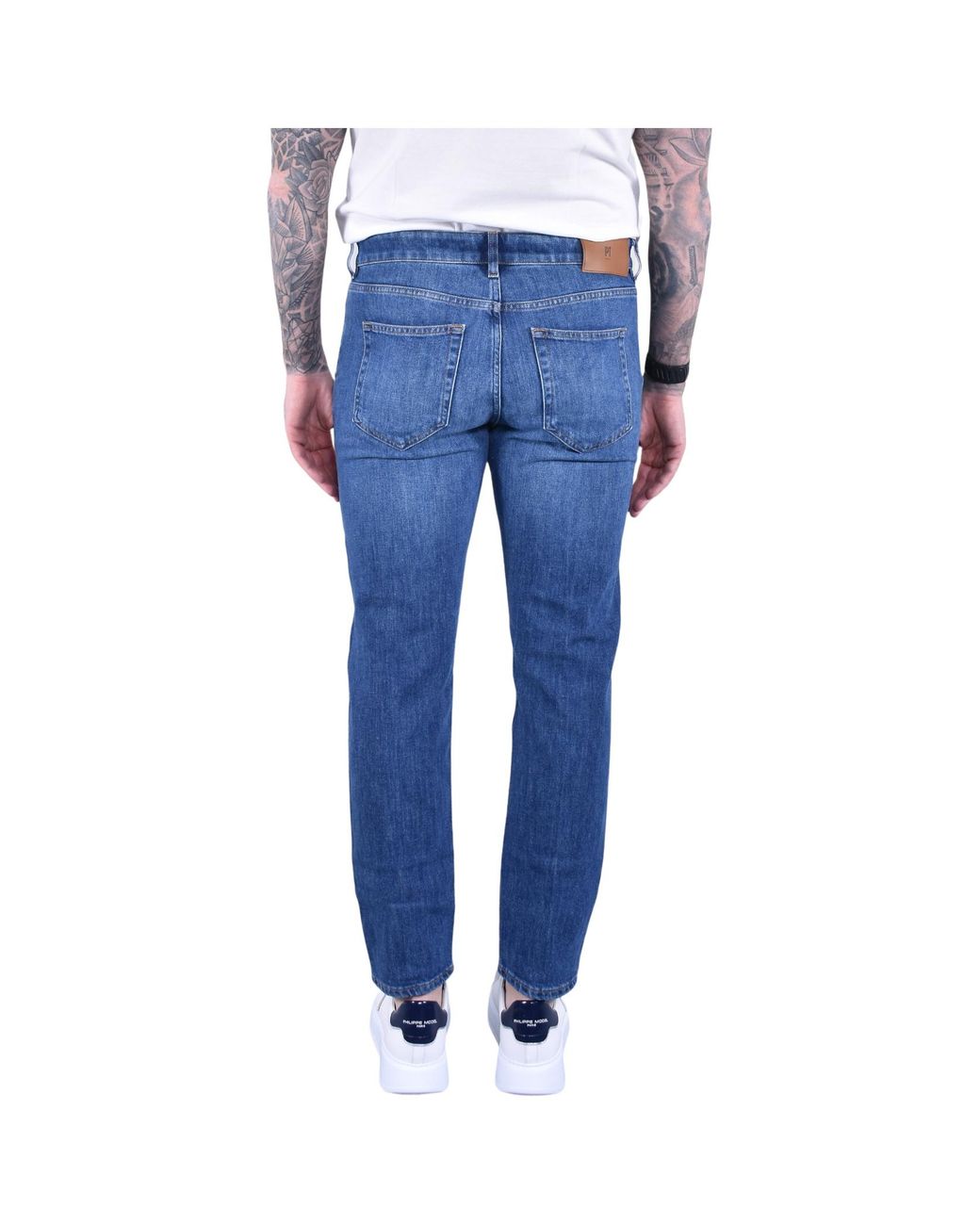 Pt Pantaloni Blue Pt Torino Indie Straight-Leg Jeans for men