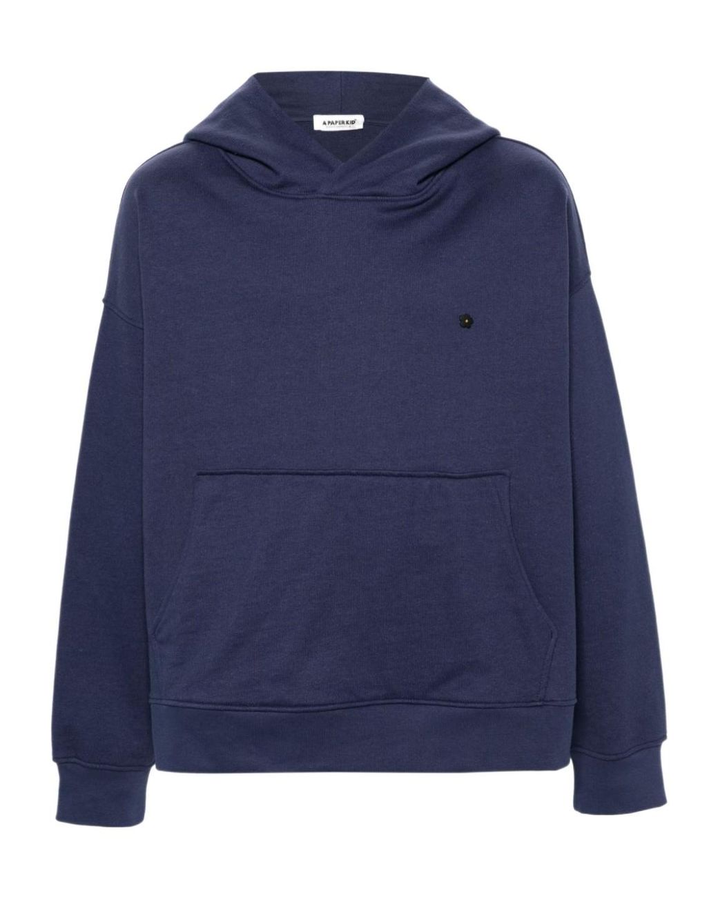 A PAPER KID Blue Long-Sleeved Sweater for men