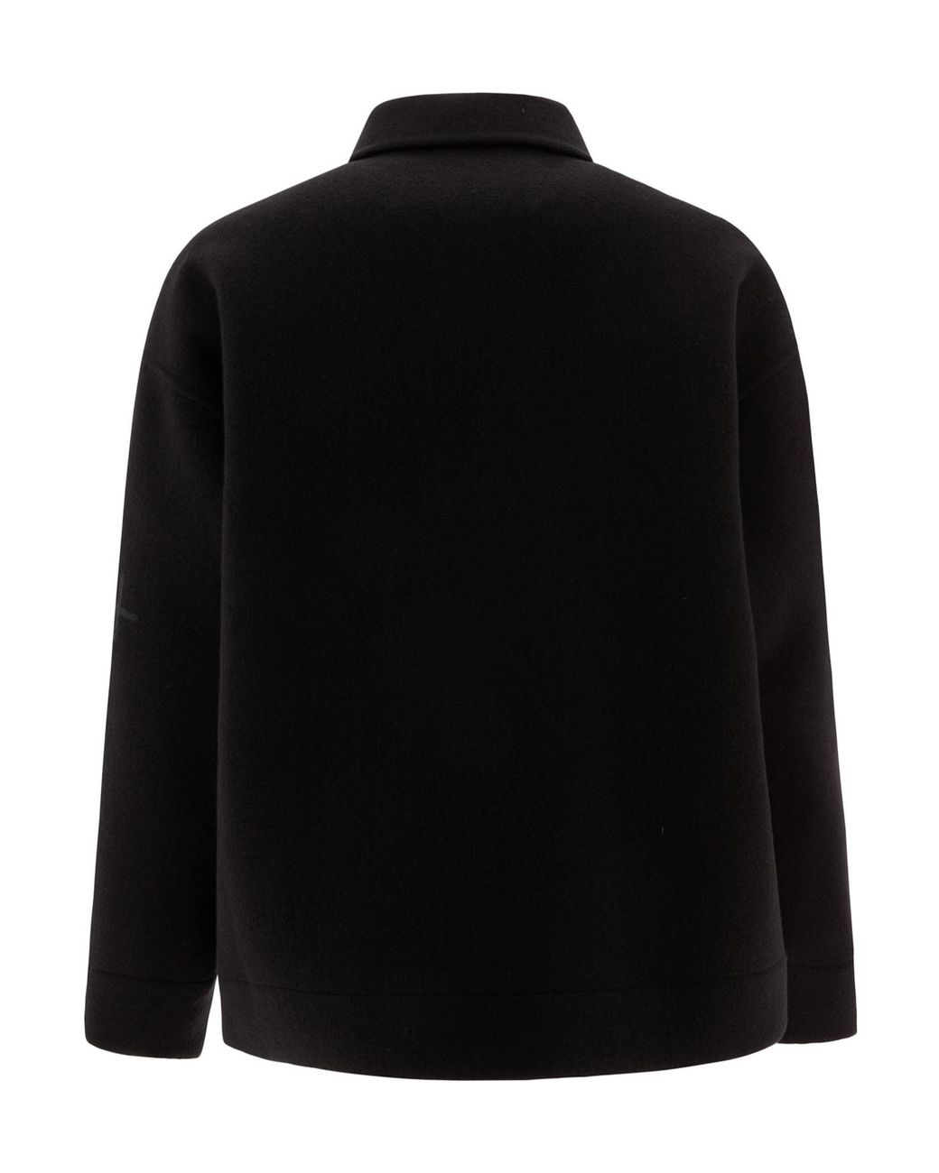 Jil Sander Black Relaxed Fit Zip-Up Jacket for men