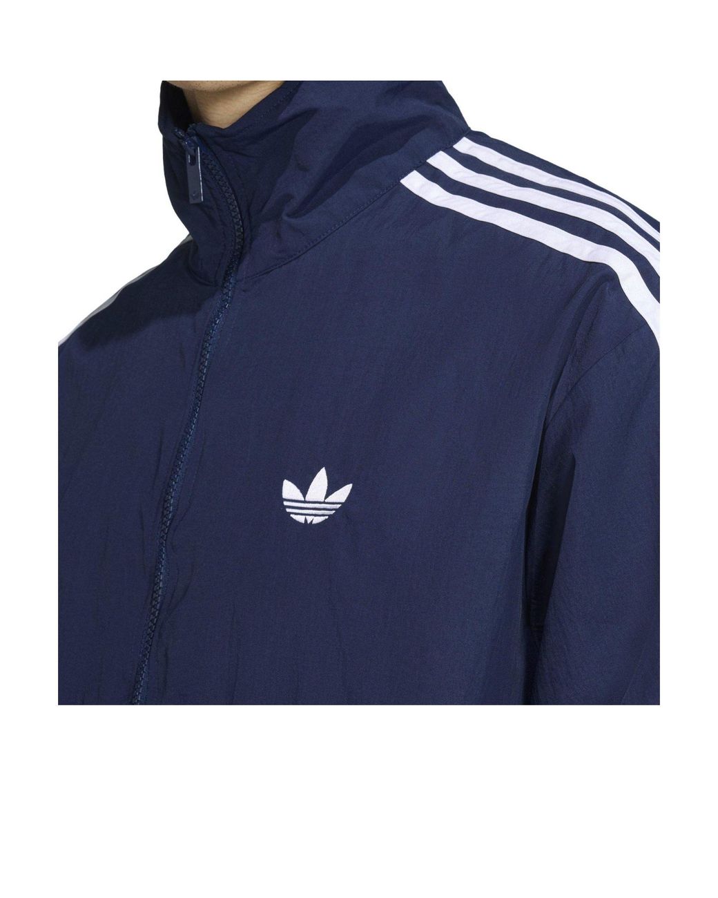 Adidas Originals Blue Classic Trefoil Jacket for men