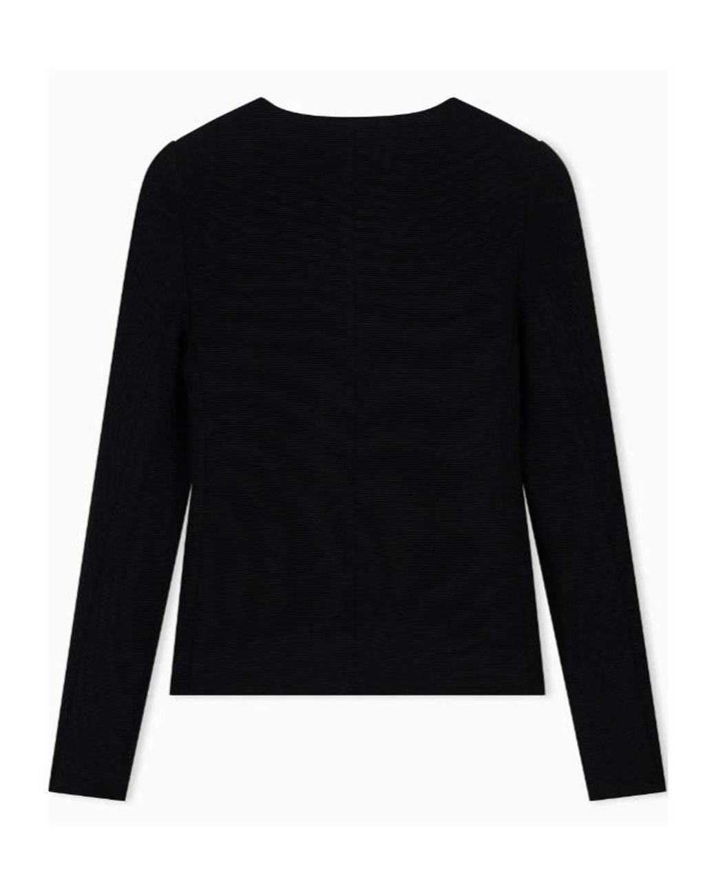 Emporio Armani Black Long-Sleeve Jacket